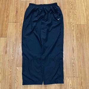 Nike Track Baggy Y2K Sweat Swishy Black Skater Pants Size 2XL XXL
